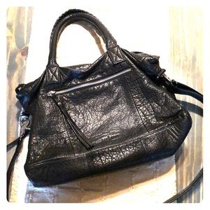 Day & Mood Black Satchel